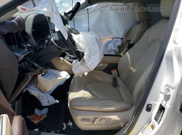 5TDYZRAH0LS004309 2020 TOYOTA HIGHLANDER White Front interior view