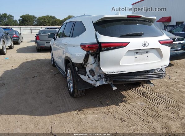 5TDYZRAH0LS028769 2020 TOYOTA HIGHLANDER White უკანა მარცხენა