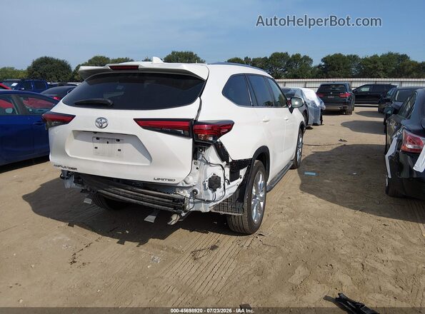 5TDYZRAH0LS028769 2020 TOYOTA HIGHLANDER White უკანა მარჯვენა