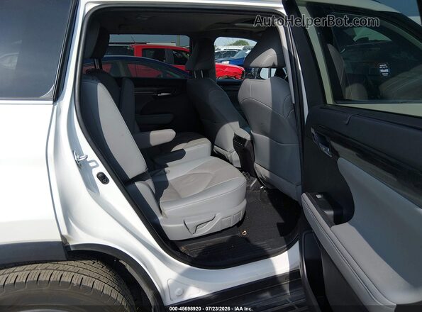 5TDYZRAH0LS028769 2020 TOYOTA HIGHLANDER White VIN კოდის სტიკერის ხედი