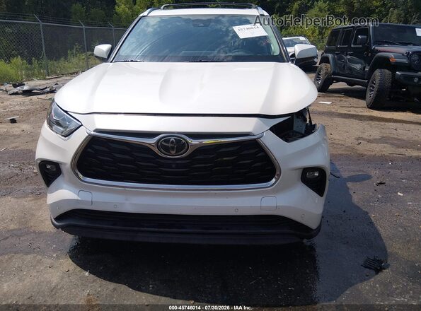 5TDYZRAH2LS016364 2020 TOYOTA HIGHLANDER White Widok z przodu