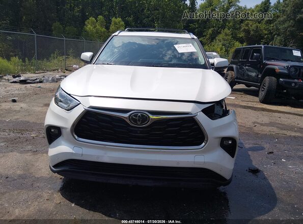5TDYZRAH2LS016364 2020 TOYOTA HIGHLANDER White Widok wnętrza z tyłu