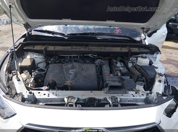5TDYZRAH2LS016364 2020 TOYOTA HIGHLANDER White Widok z tyłu