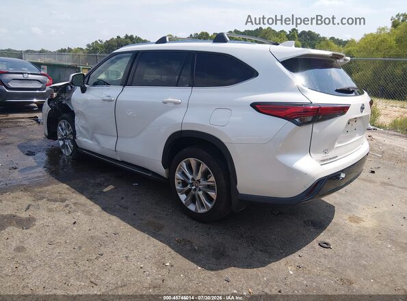5TDYZRAH2LS016364 2020 TOYOTA HIGHLANDER White Tył lewy