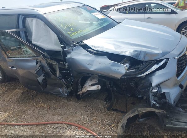 5TDYZRAH2MS068322 2021 TOYOTA HIGHLANDER Синий Вид спереди