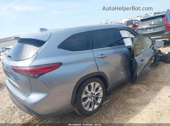 5TDYZRAH2MS068322 2021 TOYOTA HIGHLANDER Синий Задняя правая четверть