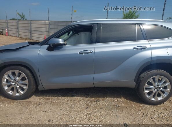 5TDYZRAH2MS068322 2021 TOYOTA HIGHLANDER Синий Панорамный вид салона 360°