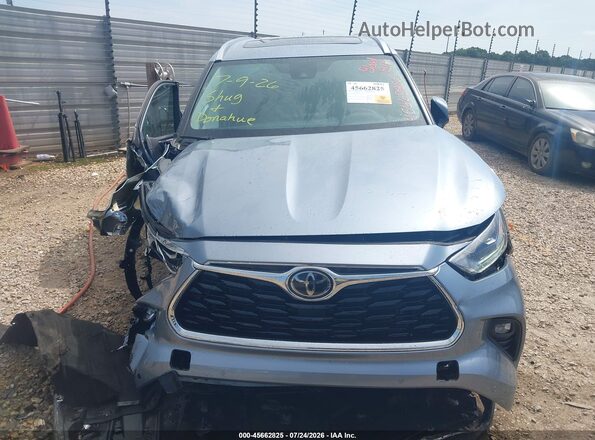 5TDYZRAH2MS068322 2021 TOYOTA HIGHLANDER Синий Вид щитка приборов
