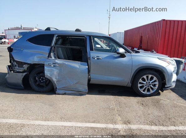 5TDYZRAH2NS126303 2022 TOYOTA HIGHLANDER Синий Панорамный вид салона 360°