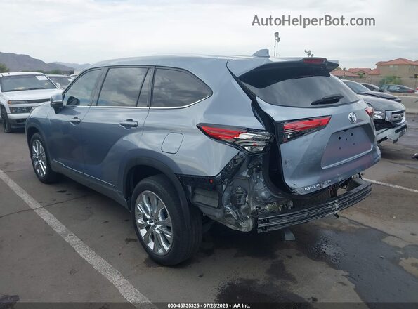 5TDYZRAH5MS033208 2021 TOYOTA HIGHLANDER Blue Հետևի ձախ
