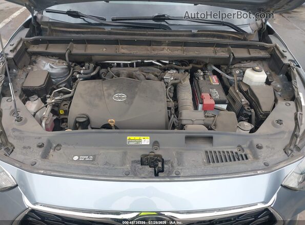 5TDYZRAH5MS033208 2021 TOYOTA HIGHLANDER Blue Հետևի տեսք