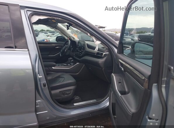 5TDYZRAH5MS033208 2021 TOYOTA HIGHLANDER Blue Սալոնի դիմացի տեսք