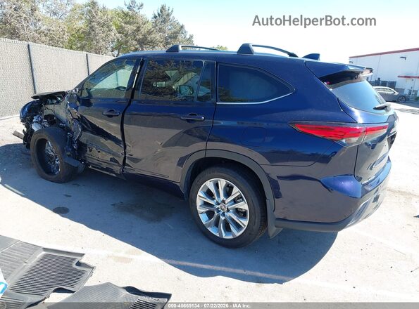 5TDYZRAH5MS080366 2021 TOYOTA HIGHLANDER Blue Հետևի ձախ