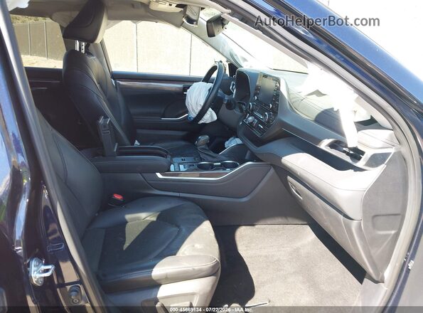 5TDYZRAH5MS080366 2021 TOYOTA HIGHLANDER Blue Սալոնի դիմացի տեսք