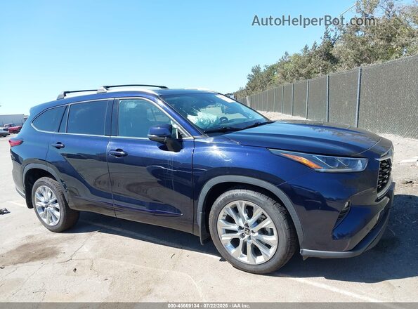 5TDYZRAH5MS080366 2021 TOYOTA HIGHLANDER Blue Սալոնի 360 աստիճան տեսք