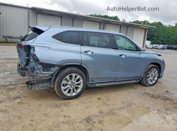 5TDYZRAH5MS084854 2021 TOYOTA HIGHLANDER Blue Задня права чверть