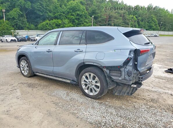 5TDYZRAH5MS084854 2021 TOYOTA HIGHLANDER Blue Задня ліва чверть