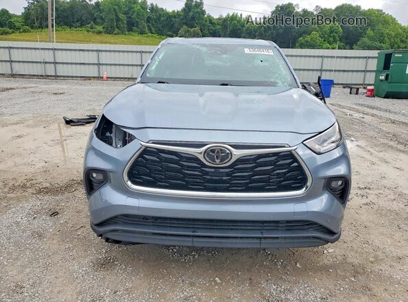 5TDYZRAH5MS084854 2021 TOYOTA HIGHLANDER Blue Вид спереду