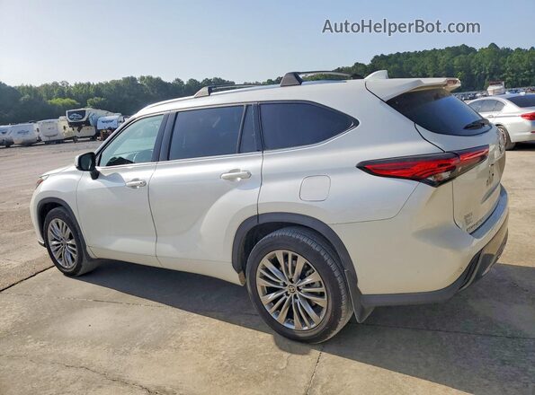 5TDYZRAH6LS016853 2020 TOYOTA HIGHLANDER White Rear left