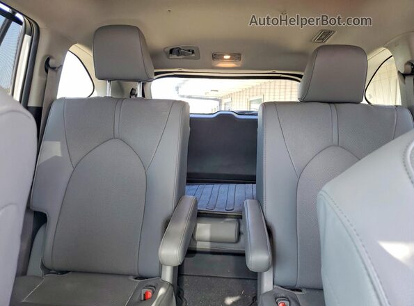 5TDYZRAH6LS016853 2020 TOYOTA HIGHLANDER White Rear seats view