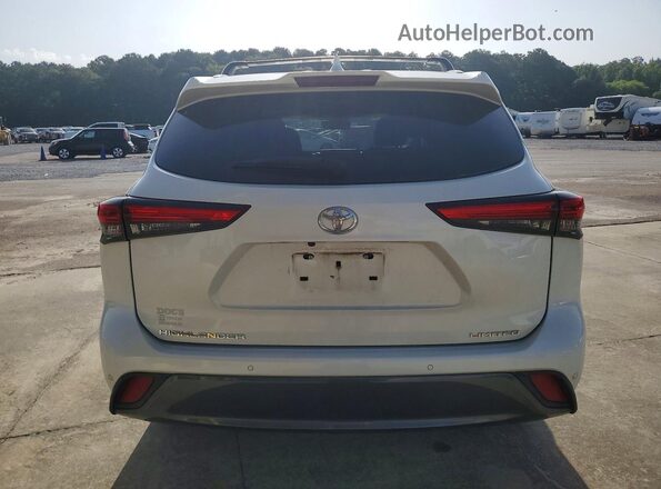 5TDYZRAH6LS016853 2020 TOYOTA HIGHLANDER White Rear view