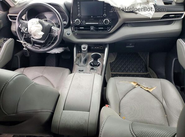 5TDYZRAH7LS024296 2020 TOYOTA HIGHLANDER Gray Vista del salpicadero