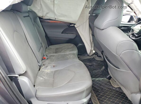5TDYZRAH7LS024296 2020 TOYOTA HIGHLANDER Gray Vista de los asientos traseros