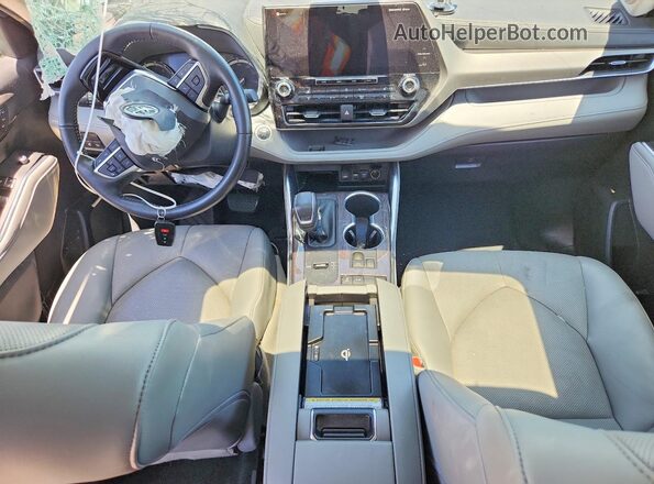 5TDYZRAH7LS029322 2020 TOYOTA HIGHLANDER Blue Vista del salpicadero