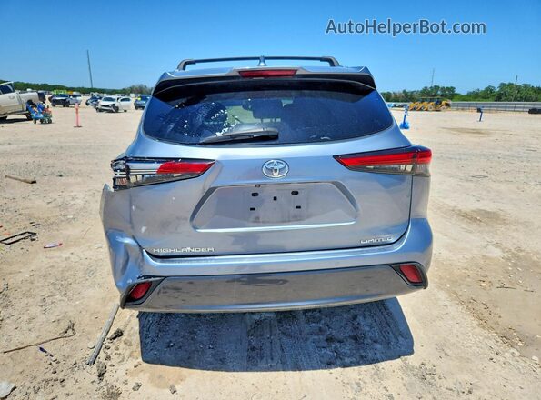 5TDYZRAH7LS029322 2020 TOYOTA HIGHLANDER Blue Vista trasera