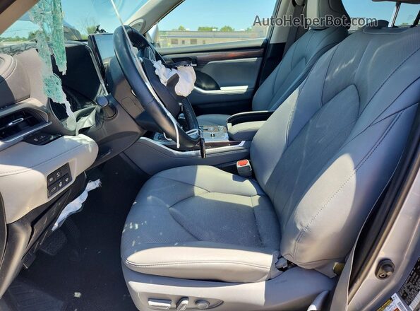 5TDYZRAH7LS029322 2020 TOYOTA HIGHLANDER Blue Vista interior delantera