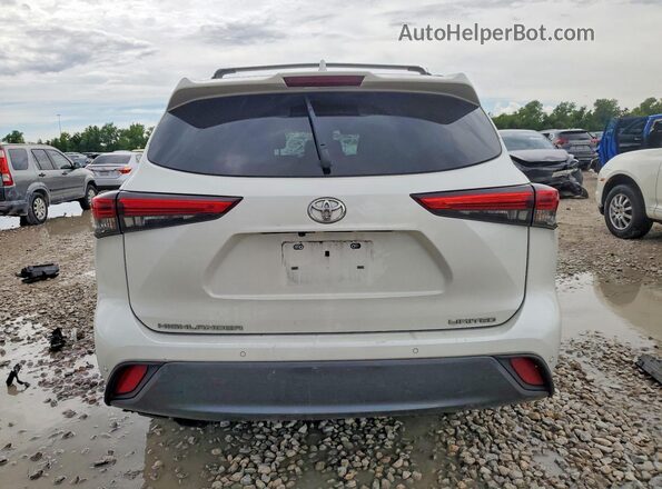 5TDYZRAH9LS023988 2020 TOYOTA HIGHLANDER White Rear view