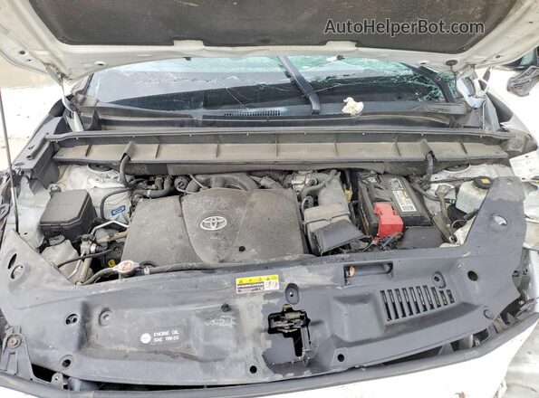 5TDYZRAH9LS023988 2020 TOYOTA HIGHLANDER White Engine compartment view