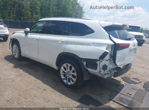 5TDYZRAH9MS519214 2021 TOYOTA HIGHLANDER White Rear left