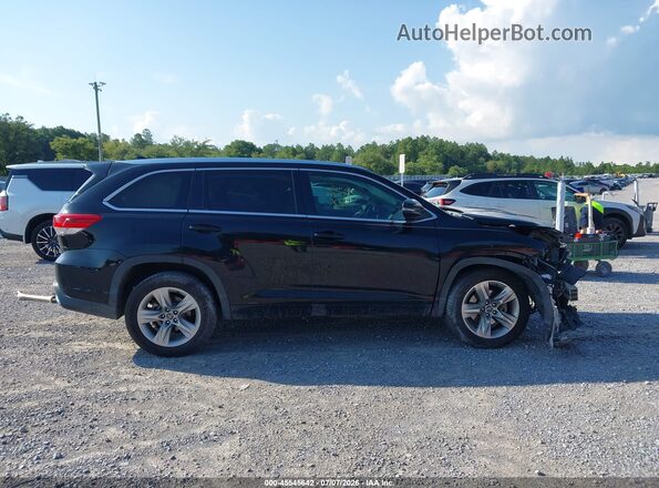 5TDYZRFH0HS203134 2017 TOYOTA HIGHLANDER Black Widok wnętrza 360 stopni
