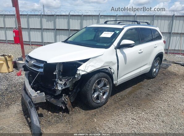 5TDYZRFH0HS234433 2017 TOYOTA HIGHLANDER Белый Передняя левая четверть