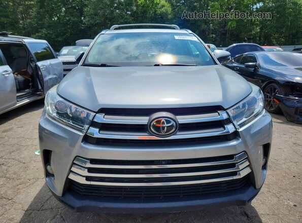 5TDYZRFH0JS239539 2018 TOYOTA HIGHLANDER Silver Vista frontal