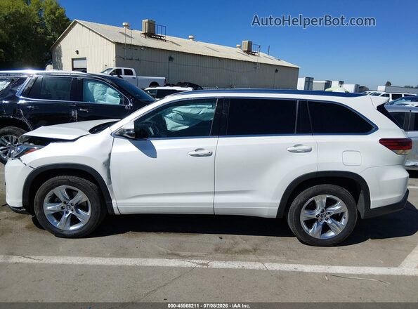 5TDYZRFH0KS348018 2019 TOYOTA HIGHLANDER White Vista interior de 360 grados