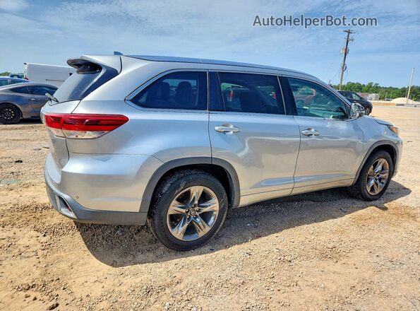 5TDYZRFH1HS190894 2017 TOYOTA HIGHLANDER Silver Հետևի աջ