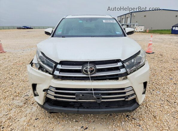 5TDYZRFH1HS204230 2017 TOYOTA HIGHLANDER Белый Вид спереди