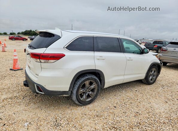 5TDYZRFH1HS204230 2017 TOYOTA HIGHLANDER Белый Задняя правая четверть