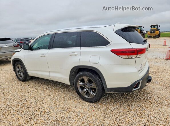5TDYZRFH1HS204230 2017 TOYOTA HIGHLANDER Белый Задняя левая четверть
