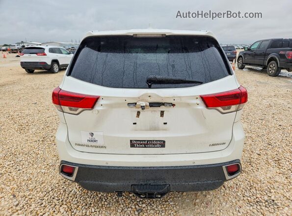 5TDYZRFH1HS204230 2017 TOYOTA HIGHLANDER Белый Вид сзади