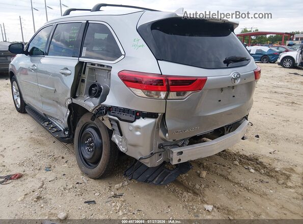 5TDYZRFH1KS355205 2019 TOYOTA HIGHLANDER Gray Vista frontal