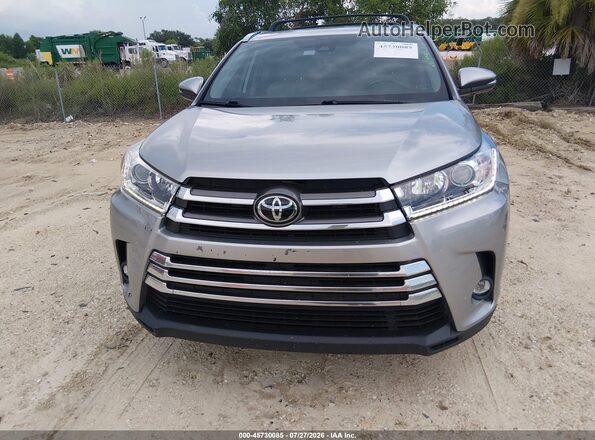 5TDYZRFH1KS355205 2019 TOYOTA HIGHLANDER Gray Vista del cuadro de instrumentos