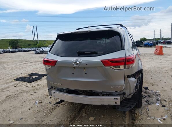 5TDYZRFH1KS355205 2019 TOYOTA HIGHLANDER Gray 
