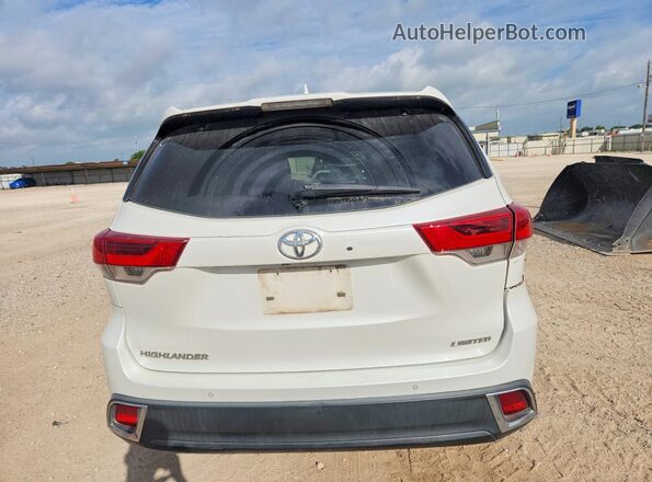 5TDYZRFH2HS207346 2017 TOYOTA HIGHLANDER White Rear view