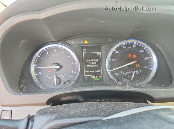 5TDYZRFH2HS207346 2017 TOYOTA HIGHLANDER White Instrument cluster view