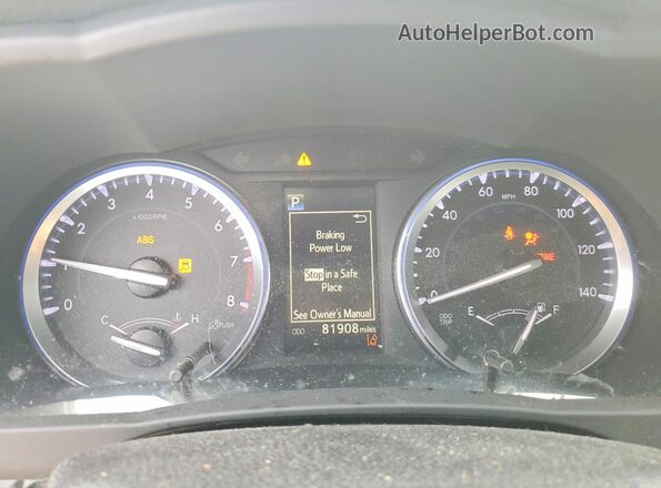 5TDYZRFH2HS227788 2017 TOYOTA HIGHLANDER White Instrument cluster view