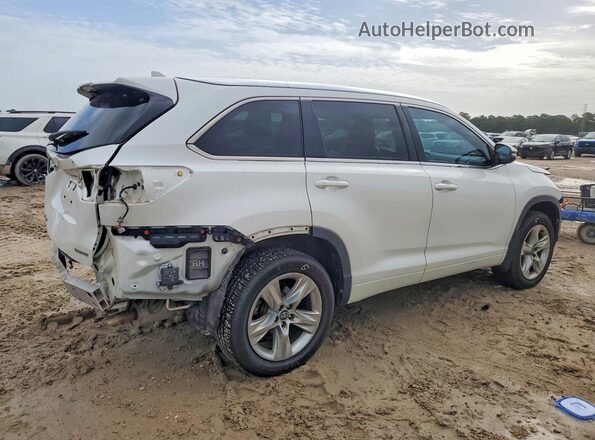 5TDYZRFH2HS227788 2017 TOYOTA HIGHLANDER White Rear right