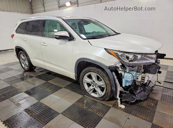 5TDYZRFH2JS266189 2018 TOYOTA HIGHLANDER White Front right